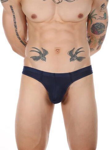 3 Pack Men's Sexy Underwear See-through Mesh Breathable Briefs Pouch Lingerie Thongs Underwear in Saudi Arabia
