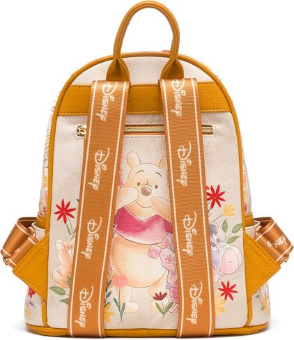 Disney Winnie the Pooh Floral 11" Vegan Leather Fashion Mini Backpack in Saudi Arabia