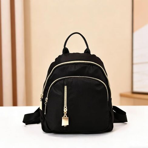 Cute Mini Backpack for Women, 5L Water-Repellent Nylon Ultra Compact Daypack for a Short Trip, Portable Lightweight Travel Small Bookbag for Storage Cosmetics, Wallet, Phone, B5 Book, 3 Pockets in Saudi Arabia