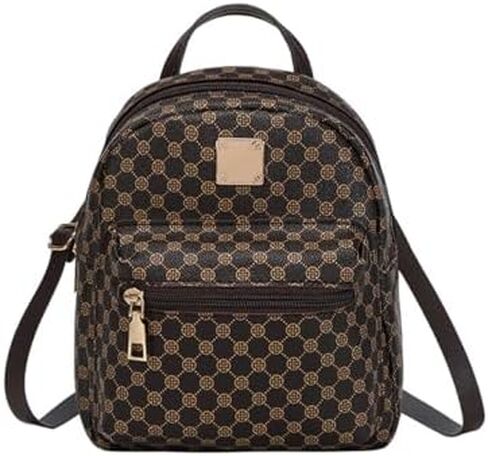 Cute polka dot backpack versatile casual printed small backpack (Pink) in Saudi Arabia