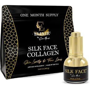 Elixir by Cocó March Silk Face Collagen Bundle for Fine Line Reduction, Luxurious Illumination, & Silky Radiance for Skin, Hair, Nails, and Joints in Saudi Arabia