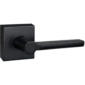 Heavy Duty Privacy Door Lever, Bathroom Door Handle, Badroom Door Lock, Matte Black Interior Door Knobs with Lock, Reversible Right&Left Handed, 2Packs in Saudi Arabia