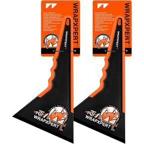 WRAPXPERT Window Tint Squeegee Triangle Contour Squeegee Corner Card Car Window Tint Tools Vinyl Wrap Tool Kit Scraper for Window Film Glass Tinting Application, 3 Pack, Black in Kuwait