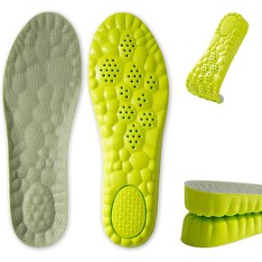 Height Increase Insoles for Men - 4D Cloud Technology Memory Foam Inserts, Super Soft Elevator Insoles with Shock Absorption, Trim to Fit for Men and Women (Men: 8-11/Women: 10-12,Lift 3.5CM) in Saudi Arabia