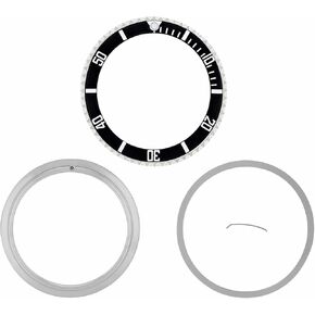 Ewatchparts الإطار الدوار والإدراج والاحتفاظ، انقر فوق متوافق مع رولكس صبمارينر 16800 16610 أسود in Kuwait