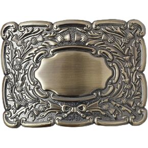 Thistle Crest Kilt Belt Buckle Elegant Scottish Designs in Kuwait