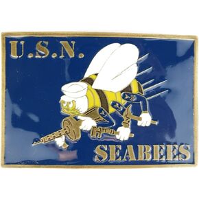 Armycrew Made in USA, U.S. Navy Logo Metal Belt Buckle in Saudi Arabia