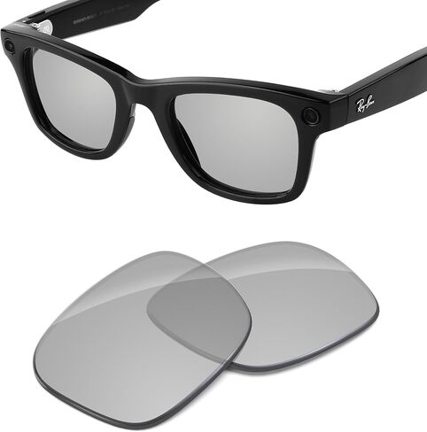 Replacement Lenses Compatible with RayBan Meta Wayfarer (Gen 2) RW4012 50mm AI Glasses, UV Protection, Transition in Saudi Arabia