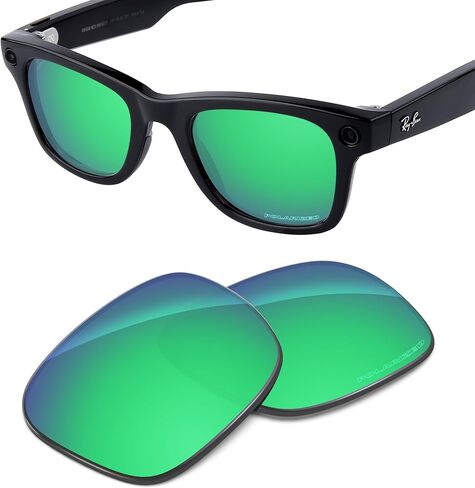 Replacement Lenses Compatible with RayBan Meta Wayfarer (Gen 2) RW4012 50mm AI Glasses, UV Protection, Transition in Saudi Arabia