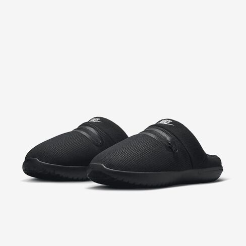 Nike Burrow Men's Slippers (DJ3130-002, Black/Black/Phantom) Size 9 in Saudi Arabia