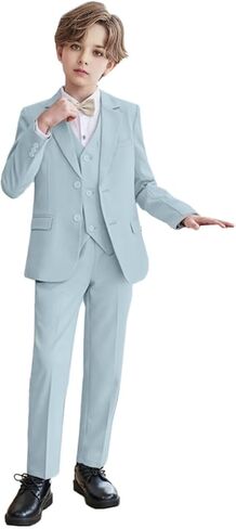 الأولاد 3 قطع الدعوى الرسمية مجموعة الأطفال بدلات البلاد في سن المراهقة بدلات لحفلات الزفاف ملابس كاملة in Kuwait