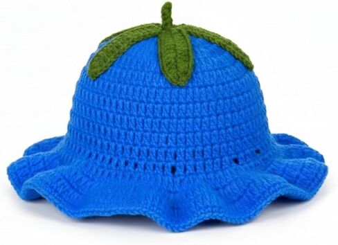 cheetahboo Knitted Fruit Hats for Womens - Blueberry Lemon Orange Hat Adult Women Teens Cosplay Halloween Costumes in Kuwait