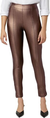 HUE Womens Coated Hi-Rise Cigarette Pant in Saudi Arabia