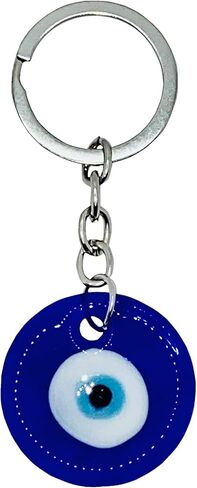 Bravo Team Pisces and Evil Eye Keychain Ring Sign of Good Luck Blessing and Water Protection Home Keys Purse & Bags Decorative Things & Car Rear View Mirror Hanging Ornaments Accessories in Kuwait