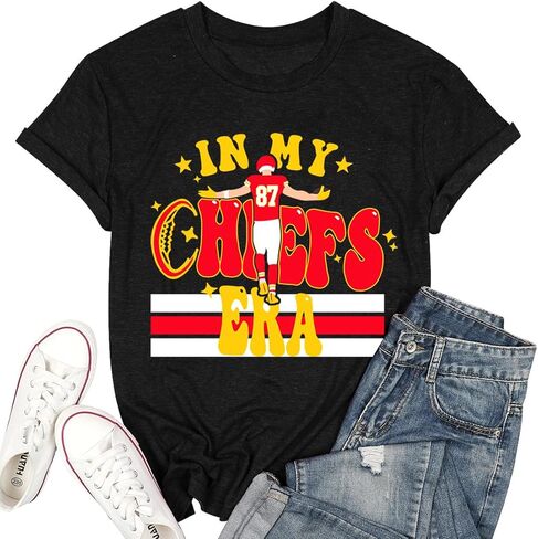 in My Game Day Shirts Women Game Day Shirts Women Football Season Shirt Football Team Fan Tee Tops in Kuwait