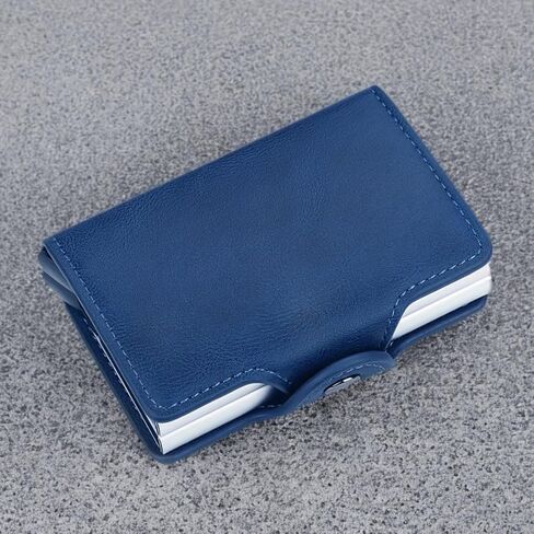 Rfid Blocking Double Box Metal Wallet, Men's Card Holder Aluminum Alloy Card Wallets, Slim Pop-up Wallet in Saudi Arabia