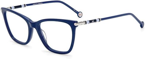 Carolina Herrera Cateye Full Rim Blue Frame - 106077Pjp5318, Blue, 53mm, Blue, 53mm in Saudi Arabia
