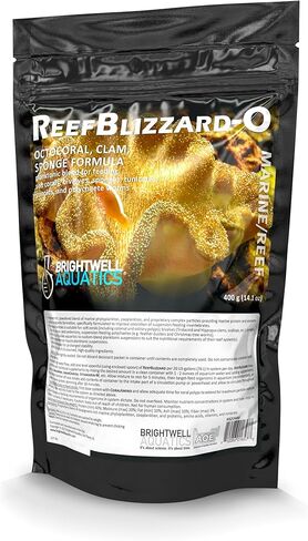 Brightwell Aquatics Reef Blizzard-O Powdered Planktonic Food Blend for Octocorals & Bivalves, 100g (RBZO100) in Saudi Arabia