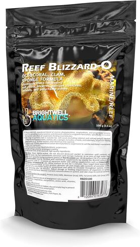 Brightwell Aquatics Reef Blizzard-O Powdered Planktonic Food Blend for Octocorals & Bivalves, 100g (RBZO100) in Saudi Arabia