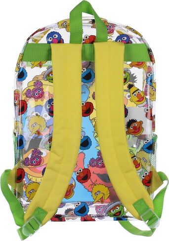 INTIMO Sesame Street Elmo Big Bird Cookie Monster Clear Travel Backpack For Daily Use in Saudi Arabia