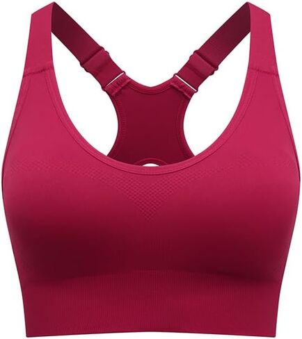 Women's Adjustable Strap Sports Bra-Crisscross Back Medium-to-High Support for Yoga & Gym Workouts in Saudi Arabia