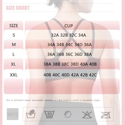 Cross Back Sports Bras for Women High Support Removable Padded Yoga Bra for Running Fitness 1 in Saudi Arabia