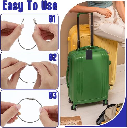 Luggage Tags 4 Pcs TSA Approved Luggage Tag for Suitcases PU Leather CruiseBag Tags for Luggages Name ID Label with Stainless Steel Loop Secure Privacy Cover for Travel Hotel Stays Cruise in Saudi Arabia