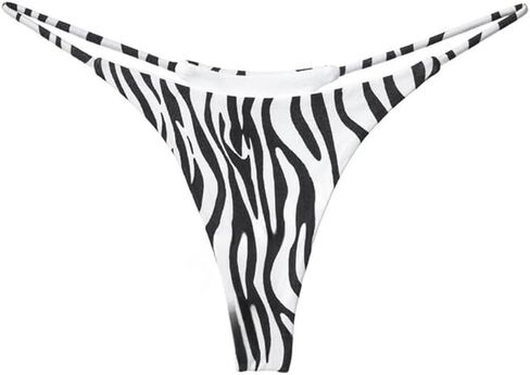 Thongs for Women Cotton Seamless Underwear Low Rise Panties Sexy G-String Cheetah Bikini Bottoms in Saudi Arabia