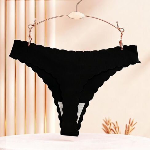 High Waisted Seamless Thongs for Women Breathable Underwear 6 Pack in Saudi Arabia