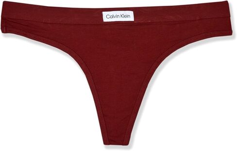 Calvin Klein Womens 3 Pack Tab Logo Cotton Blend Panty Underwear Thongs, in Saudi Arabia