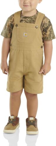 طقم تي شيرت قصير الأكمام وقماش قصير من Carhartt للأطفال CG8916 - للأولاد in Saudi Arabia