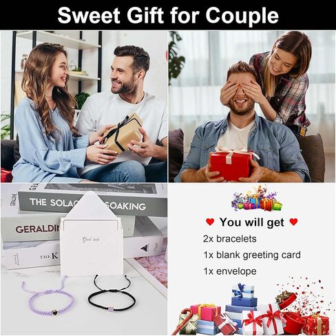 أساور Bf وGf متطابقة للزوجين، سوار مطاطي قابل للتعديل لأفضل صديق وصديق له ولها in Kuwait