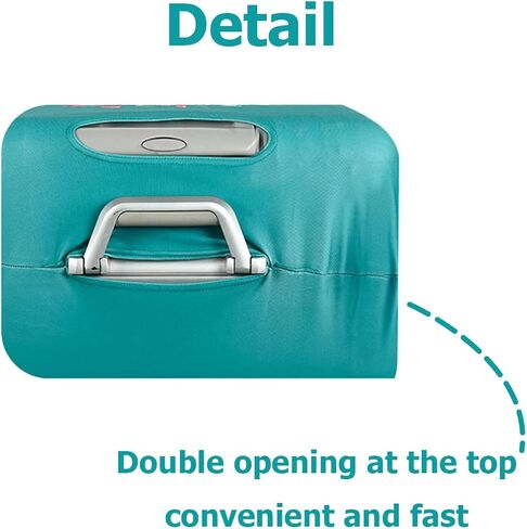Suitcase Protector, Thick Stretchable Luggage Cover for 26-28 Inch Carry On, Travel Accessories, Green in Saudi Arabia