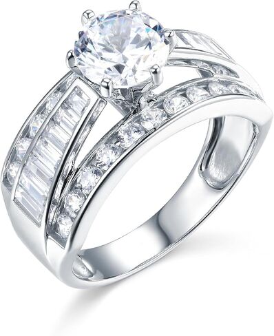 The World Jewelry Center 14k Yellow OR White Gold SOLID Wedding Engagement Ring in Saudi Arabia