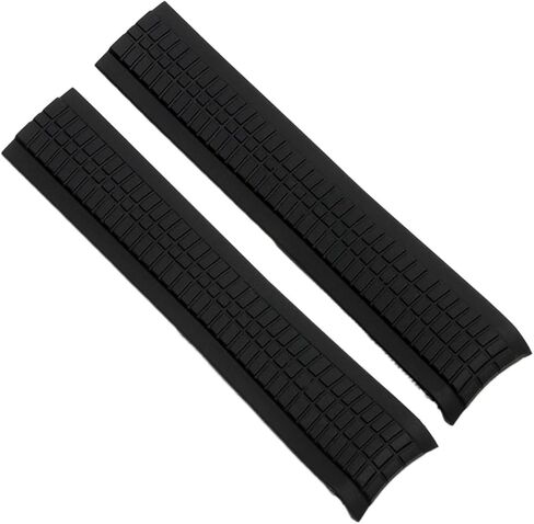 Soft Rubber Watch Band Aquanaut Fits for Patek Philippe Silicone 5164A 5167A 5168A 21mm Folding Buckle Watch Strap (Color : Black-No Buckle, Size : 21mm) in Saudi Arabia