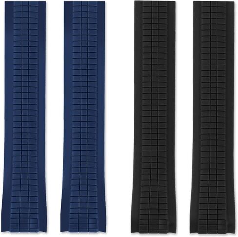 Soft Rubber Watch Band Aquanaut Fits for Patek Philippe Silicone 5164A 5167A 5168A 21mm Folding Buckle Watch Strap (Color : Black-No Buckle, Size : 21mm) in Saudi Arabia