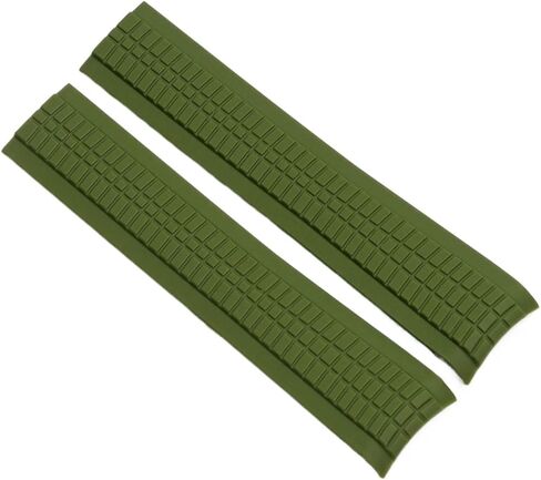 Soft Rubber Watch Band Aquanaut Fits for Patek Philippe Silicone 5164A 5167A 5168A 21mm Folding Buckle Watch Strap (Color : Black-No Buckle, Size : 21mm) in Saudi Arabia