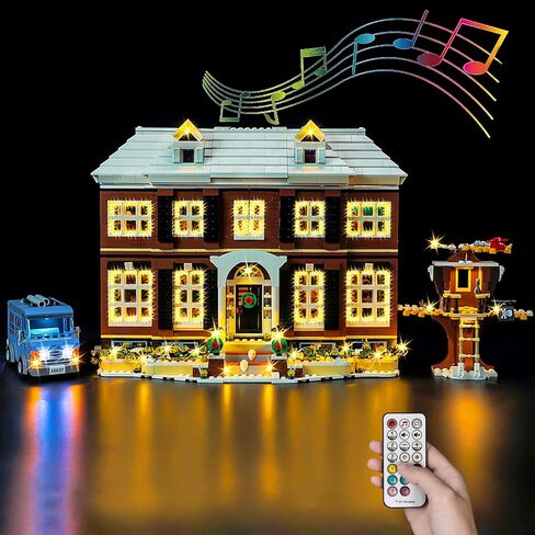 Kyglaring LED Lighting Kit for Lego Ideas Home Alone McCallisters’ House Model Set,Lego Sets not Included(Upgraded Remote Control Version) in Kuwait