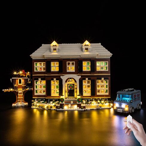 Kyglaring LED Lighting Kit for Lego Ideas Home Alone McCallisters’ House Model Set,Lego Sets not Included(Upgraded Remote Control Version) in Kuwait