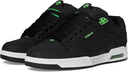 Osiris Men's Peril Skate Shoe, Black/Black/Grey, 11 in Saudi Arabia
