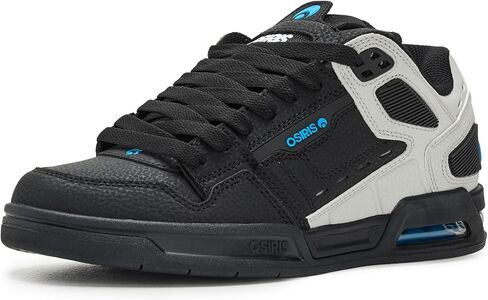 Osiris Men's Peril Skate Shoe, Black/Black/Grey, 11 in Saudi Arabia