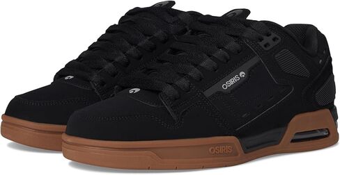 Osiris Men's Peril Skate Shoe, Black/Black/Grey, 11 in Saudi Arabia