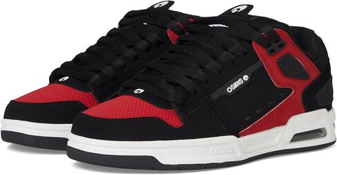 Osiris Men's Peril Skate Shoe, Black/Black/Grey, 11 in Saudi Arabia