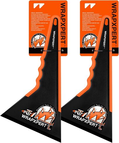 WRAPXPERT Window Tint Squeegee Triangle Contour Squeegee Corner Card Car Window Tint Tools Vinyl Wrap Tool Kit Scraper for Window Film Glass Tinting Application, 3 Pack, Black in Kuwait