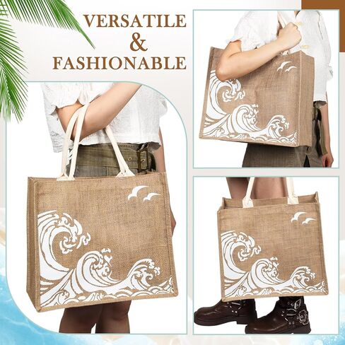 6 Pcs Beach Gifts for Women Set Beach Theme Gift Set Burlap Tote Bags Cosmetic Bag 20 oz Tumbler Keychain for Birthday Holiday Travel Wedding Bridal Shower Bride Bridesmaid Honeymoon(Classic) in Saudi Arabia