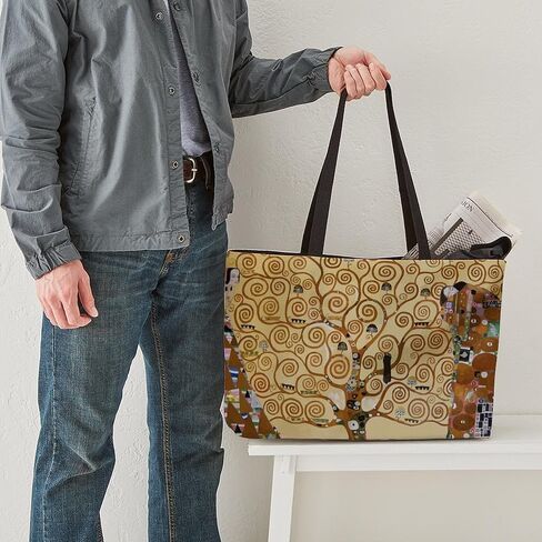 CafePress Gustav Klimt Tree Of Life 24"x13" Large Weekender Tote in Saudi Arabia