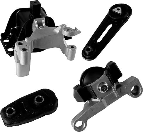 Engine Motor and Transmission Mount Kit 4Pcs Compatible with 2011-2012 Juke 1.6L, with 2013-2019 Sentra 1.8L, with 2017-2019 Sentra 1.6L Replace # A4360, A7376, A7380, A7382 in Saudi Arabia