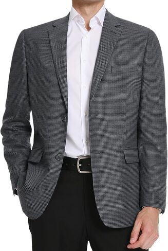 Men's Sport Coat Blazer Classic Fit 2 Button Stylish Stretch Suit Jacket for Daily Casual Outfits in Saudi Arabia