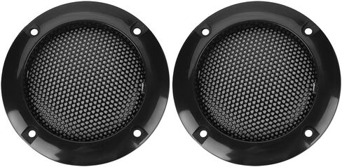 2 Inch Speaker Decorative Steel Mesh Circle Car Speaker Protective Mesh Cover Replacement(Silver) in Saudi Arabia