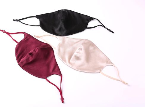 100% mulberry silk mask can be reused for men and women, and it is light and ultraviolet-proof. in Saudi Arabia